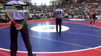 5A 115 lbs 3rd Place Match - Kaelyn Zabala, MAUMELLE HIGH SCHOOL vs Natalie Carlson, Sheridan