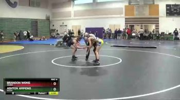 120 lbs Quarterfinal - Brandon Wong, Hazen vs Ashton Ammons, Kelso