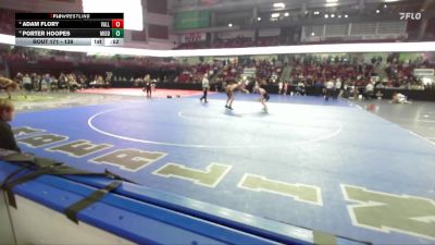 138 lbs Cons. Semi - Adam Flory, Vallivue vs Porter Hoopes, Middleton