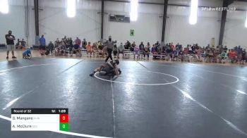 76 lbs Prelims - Gavin Mangano, Vhw vs Aidan McClure, Scn