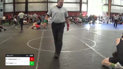 120 lbs Semifinal - Eric Catenacci, Germany Academy vs Remy Trach, Unattached