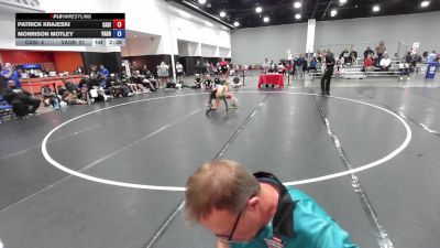 100 lbs Patrick Krajeski, California Silver vs Morrison Motley, Virginia Greco
