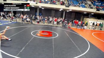 132 lbs Cons. Round 2 - Lemar Treshansky, Unattached vs Lucas Slaastad, Unattached