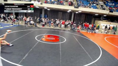 132 lbs Cons. Round 2 - Lemar Treshansky, Unattached vs Lucas Slaastad, Unattached