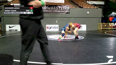 Open Men - 70 lbs Semis - Alexander Abono vs Jeremy Huang, Mad Cow Wrestling Club