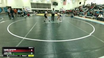 157 lbs Round 1 (10 Team) - Liam Fox, Cheyenne East vs Wade Suckow, Fort Collins