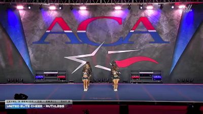 United Elite Cheer - RUTHLESS [2026 L3 Senior - D2 - Small Day 2] 2026 ACA Grand Nationals
