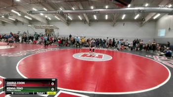 135 lbs Cons. Round 7 - Jianna Coon, Cleveland vs Kenna Pino, Pueblo Central