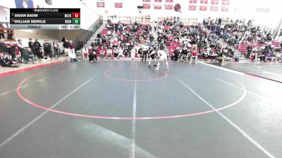 144 lbs Final - Aidan Baum, Milford vs William Merkle, Reading