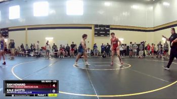175 lbs Semifinal - Sam Howard, Maurer Coughlin Wrestling Club vs Kale Shotts, Rochester Wrestling Club