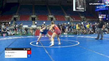 152 lbs Quarters - Maddie Konopka, California vs Brooke-Lynn Rush, Missouri