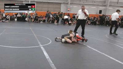 56 lbs Round 4 (6 Team) - Vinny Lashaway, Empyre WC Gold vs Braylen Marion, Meridian Maniacs