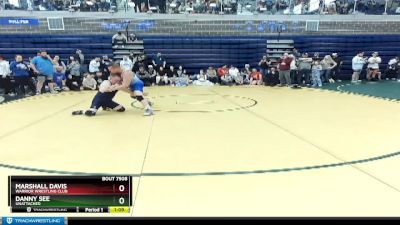 185 lbs Round 1 - Danny See, Unattached vs Marshall Davis, Warrior Wrestling Club