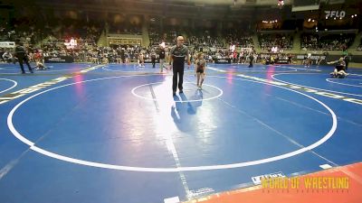 75 lbs Consi Of 8 #2 - Avriella Pretty Bear, Harrah Little League Wrestling vs Angel Henderson, 505 WC