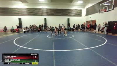 113 lbs Quarterfinal - Chad Hostetler, Timberline vs Kolby Helvey, Port Angeles