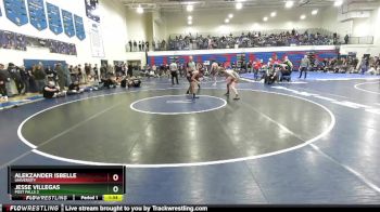 120 lbs Champ. Round 2 - Jesse Villegas, Post Falls 2 vs Alekzander Isbelle, University