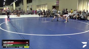 126 lbs Round 1 (32 Team) - Kye Karcher, BRAWL Black vs Luke Kibelbek, TNWA #2