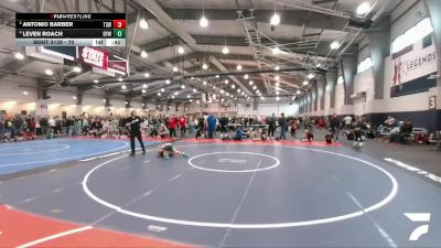 70 lbs Cons. Semi - Leven Roach, Dragon Youth Wrestling vs Antonio Barber, Texas Select Wrestling