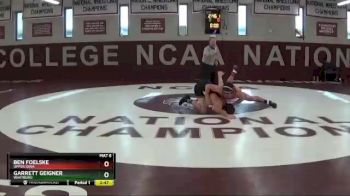 157 lbs Quarterfinal - Ben Foelske, Upper Iowa vs Garrett Geigner, Wartburg