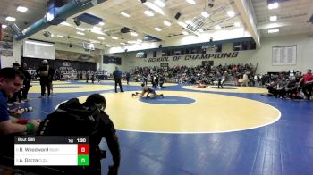 109 lbs Quarterfinal - Blake Woodward, Buchanan vs Anthony Garza, Clovis