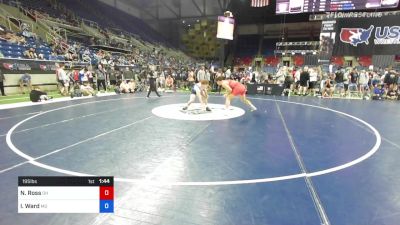 195 lbs Rnd Of 32 - Nicholas Ross, Ohio vs Isaac Ward, Missouri