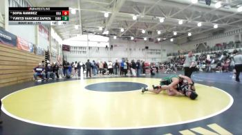 170 lbs Cons. Round 5 - Yuritzi Sanchez Zapata, San Marin vs Sofia Ramirez, Ukiah