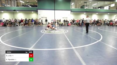 150 lbs Consi Of 64 #2 - Gabe Lilly, PA vs Scott Spoden, SC