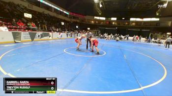 133 lbs Cons. Round 2 - Treyton Rudolf, Humboldt vs Gabriell Garza, Dominate Club Wrestling