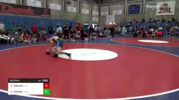 161 lbs 3rd Place - C Aikman, Ukiah vs Luke Combs, Frontier