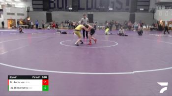 92-96 lbs Round 1 - Carson Riesenberg, Chesterton Wrestling Club vs Myles Anderson, Bulldog Premier Wrestling