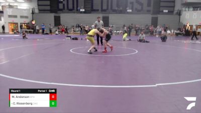 92-96 lbs Round 1 - Carson Riesenberg, Chesterton Wrestling Club vs Myles Anderson, Bulldog Premier Wrestling