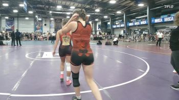 126 lbs Rr Rnd 1 - Olivia Lemus, Indiana Outlaws Purple vs Evelyn Becher, Team Nebraska