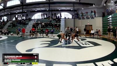 190 lbs Cons. Round 3 - Elbrus Majagah, Delbarton vs Alexander Miller, John Paul The Great