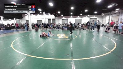 105 lbs Christian Hill, Alabama vs Cian Archer, Rhode Island Red