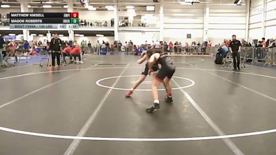 106 lbs Round Of 32 - Matthew Knisell, Empire WC (NH) vs Mason Roberts, Doughboys WC