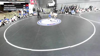 100 lbs Eisa Scrapper, SDIKWA - San Diego-Imperial Kids Wrestling Association vs Patrick Krajeski, LAWA - Los Angles Wrestling Association