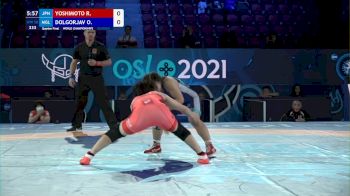 50 kg 1/4 Final - Remina Yoshimoto, Japan vs Otgonjargal Dolgorjav, Mongolia