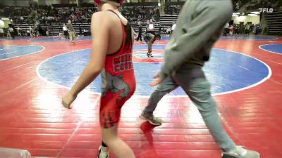 95 lbs Quarterfinal - Aviyahn Mills, Roundtree Wrestling Academy vs River Cason, Georgia