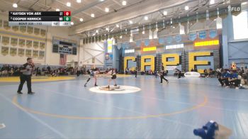 113 lbs Cons. Round 2 - Cooper Kerrick, Woodbridge H S vs Kayden Von Arx, Sussex Tech H S
