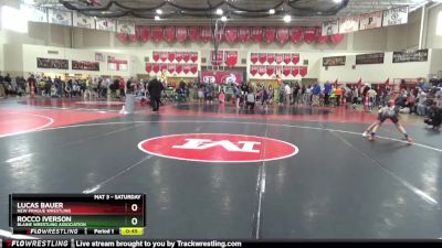 80 lbs Cons. Round 3 - Rocco Iverson, Blaine Wrestling Association vs Lucas Bauer, New Prague Wrestling