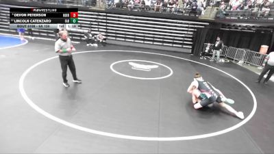 6A 150 lbs Cons. Round 1 - Lincoln Catenzaro, Farmington vs Devon Peterson, Herriman