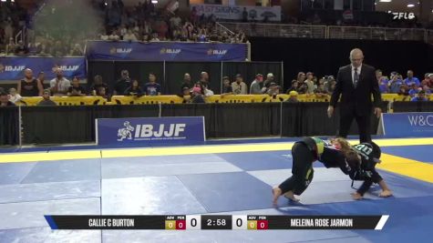 Callie C Burton vs Meleina Rose Jarmon 2026 Pan Kids Jiu-Jitsu IBJJF Championship