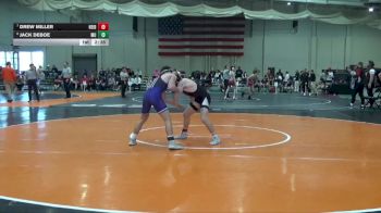 149 lbs Cons. Round 5 - Drew Miller, Heidelberg vs Jack DeBoe, Mount Union