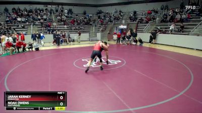 215 lbs Semifinal - Noah Owens, Southridge vs Jaran Kerney, Princeton