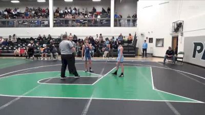 113 lbs Champ. Round 1 - Maddox Mitchell, Calera Middle School vs Lincoln Pope, Helena Middle School