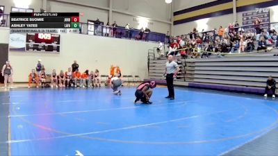 190 lbs Quarterfinals (8 Team) - Ashley Yates, LaFayette vs Beatrice Suomie, Jordan