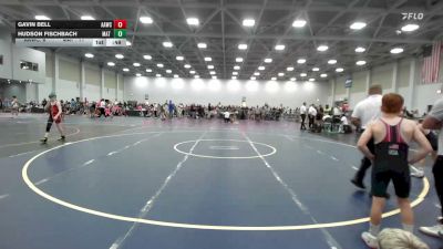 65 lbs Rr Rnd 3 - Gavin Bell, All American Wrestling Club Blue - EL vs Hudson Fischbach, Mat Warriors - EL
