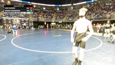 89 lbs Round Of 32 - Liam Warner, Athens vs Tanner Wisniewski, Erie