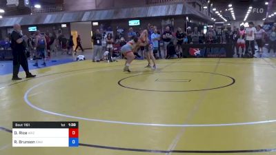 78 kg Cons 4 - Derek Rice, Arizona vs Russell Brunson, Idaho