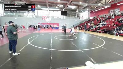 82 lbs Round 1 - Sadie Stephenson, NXT LVL Wrestling Academy vs Jadon Ramos, El Paso Wildcats Wrestling